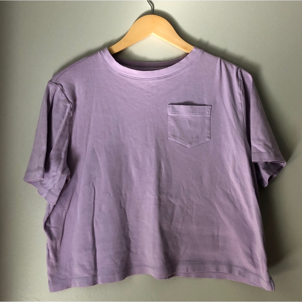 A New Day Lavender Crop Top